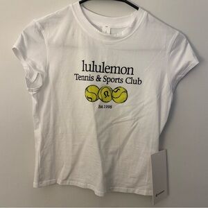 NWT Lululemon Organic Baby Cotton Tee 90s Inspired Graphic Tee Size Small